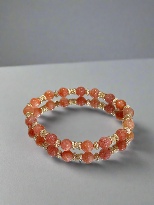 Pisces 双鱼座 (Confetti Sunstone)