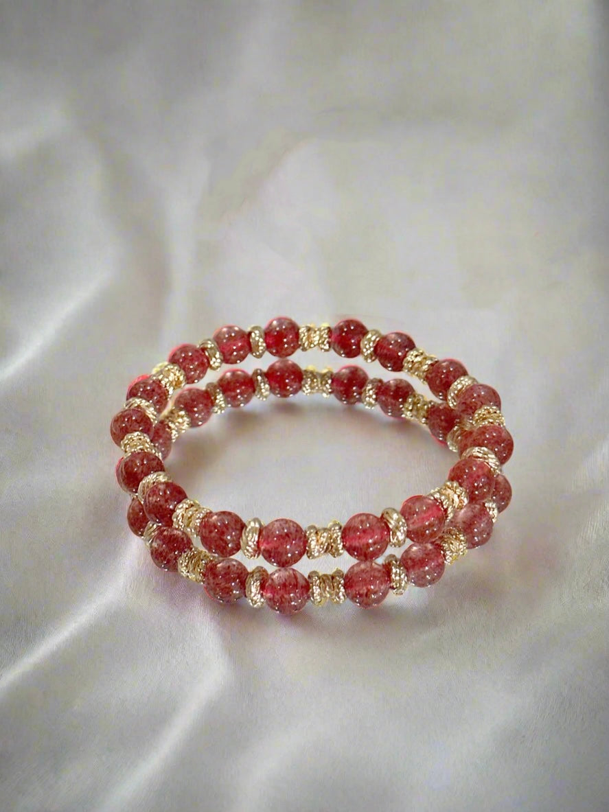 Taurus ้็ๅบง (Strawberry Quartz)
