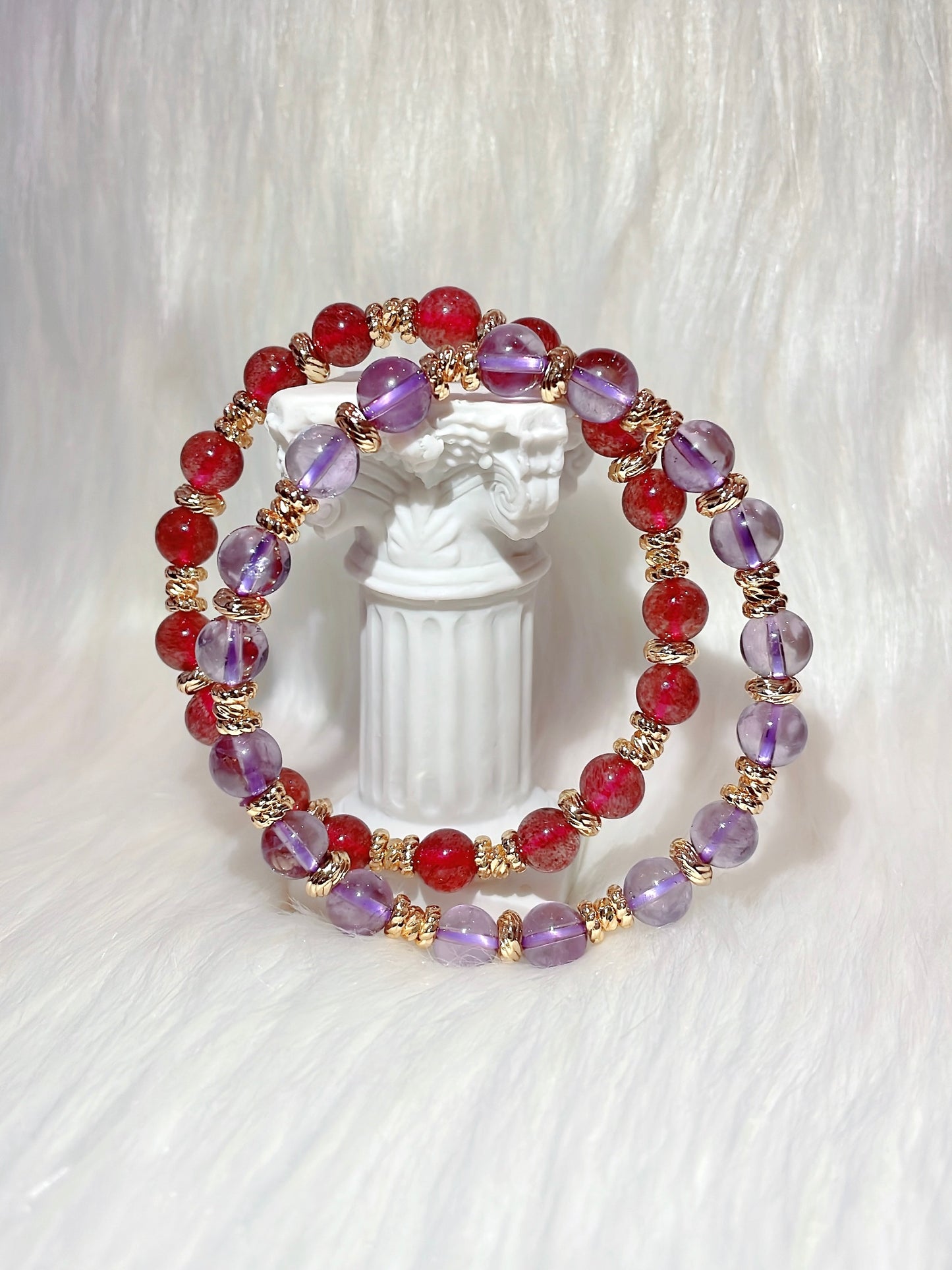 Taurus ้็ๅบง (Strawberry Quartz)