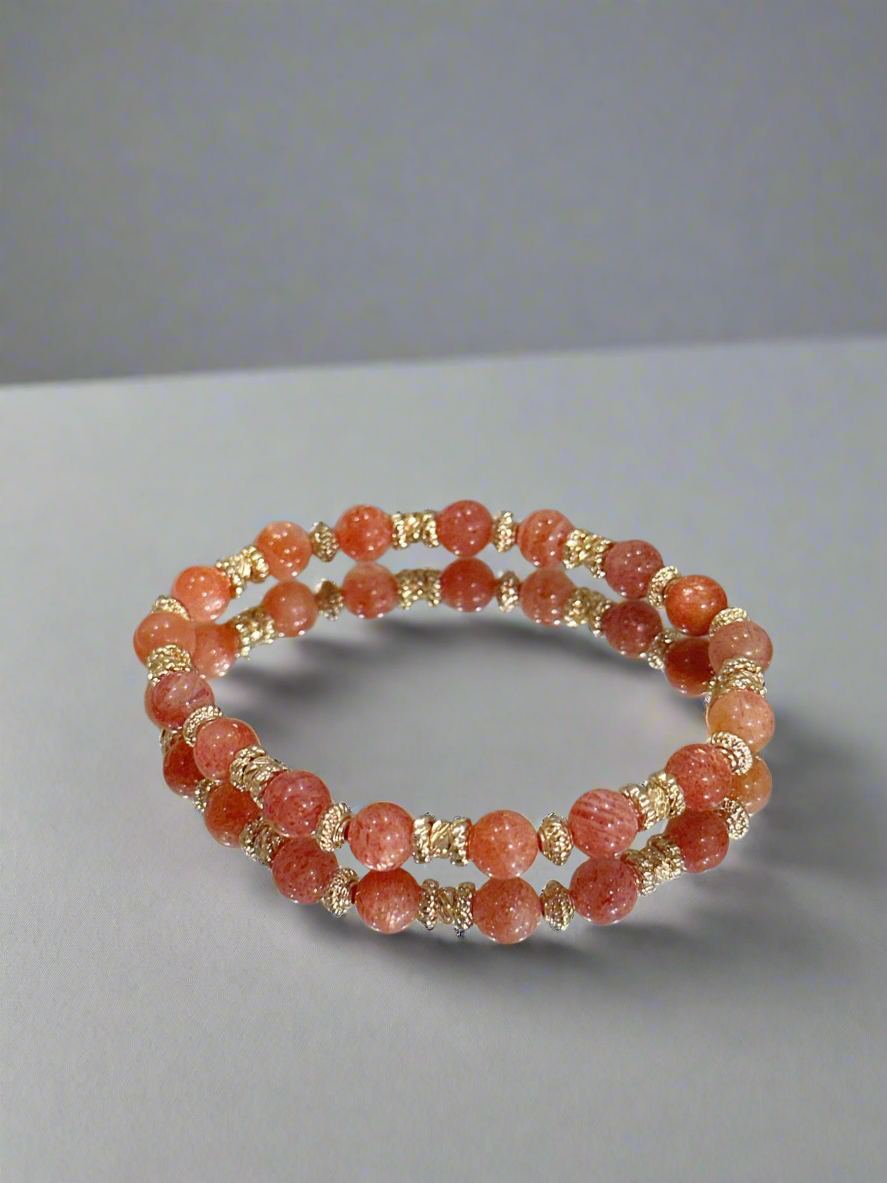 Pisces 双鱼座 (Confetti Sunstone)