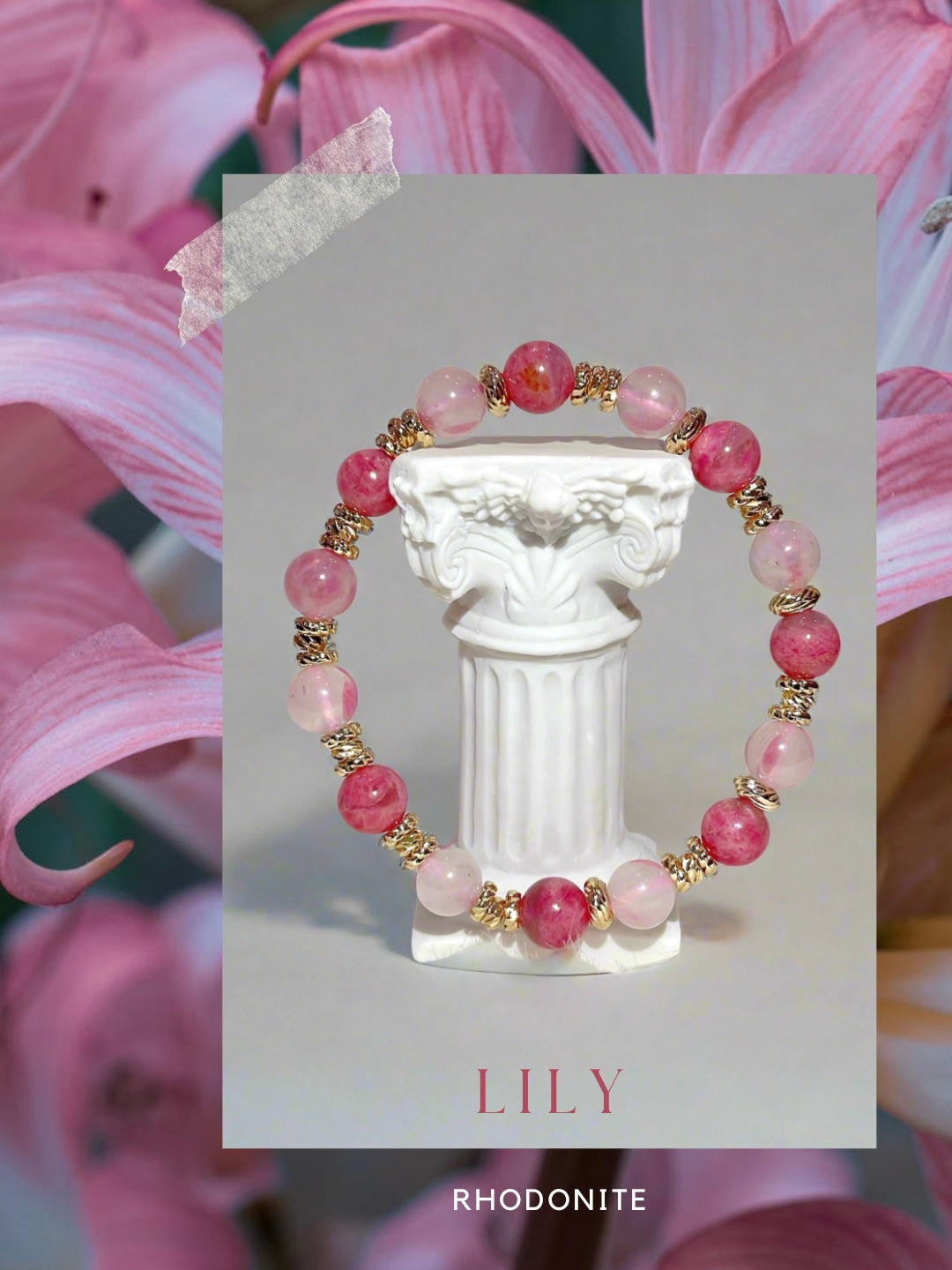 Lily (Sakura Rhodonite)