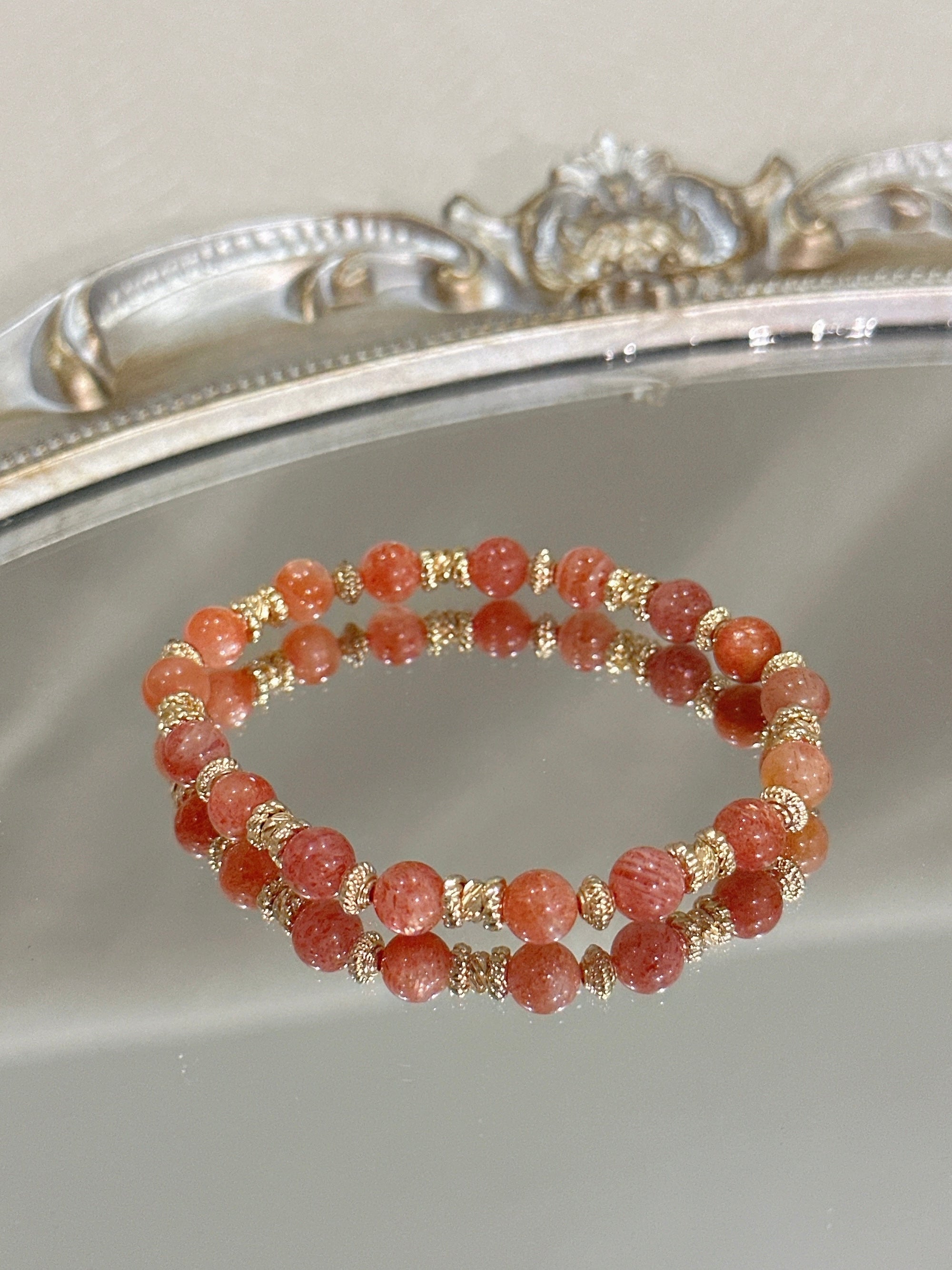 Pisces 双鱼座 (Confetti Sunstone)