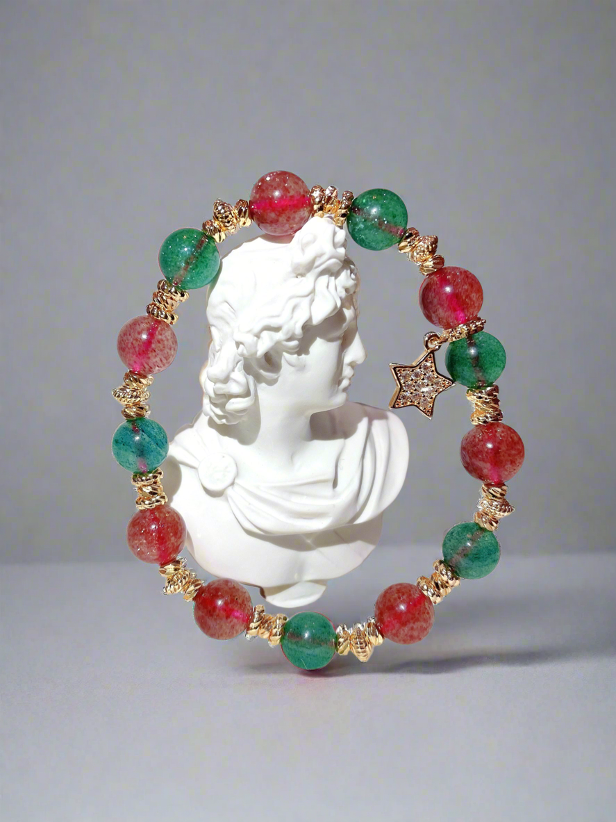 Poinsettia (Strawberry Quartz)