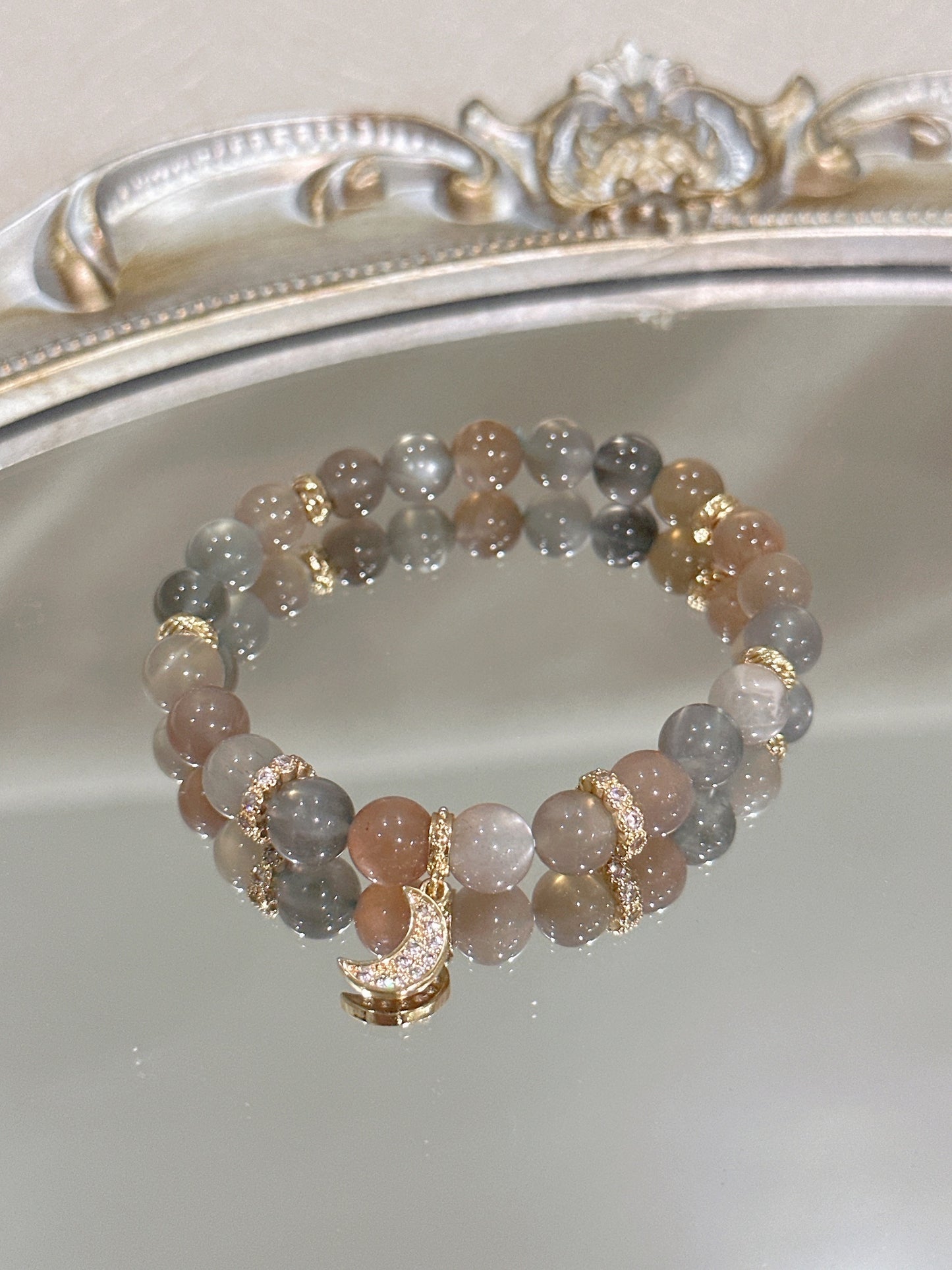 Travel Dandelion (Mixed Moonstone)