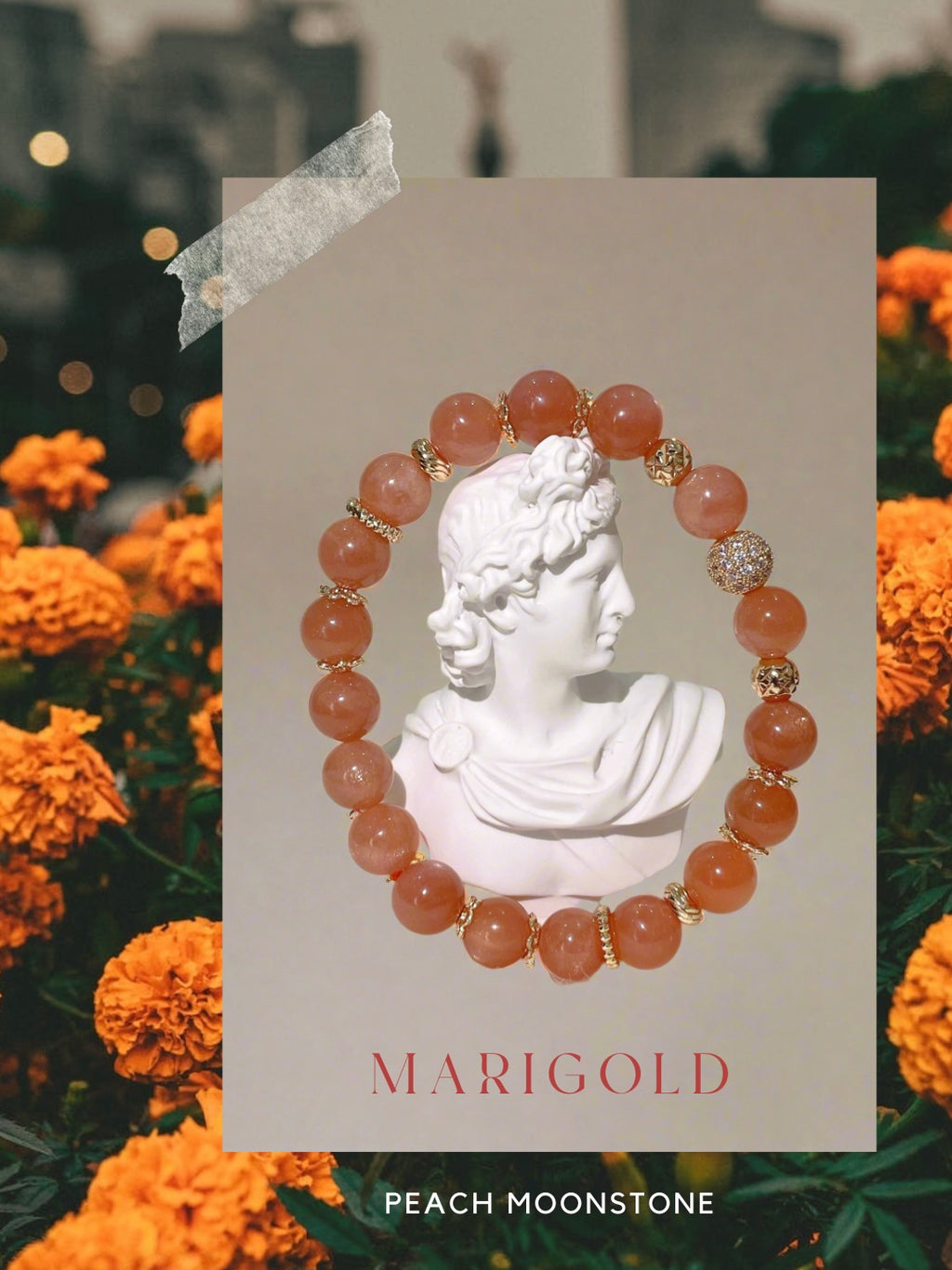 Marigold (Peach Moonstone)