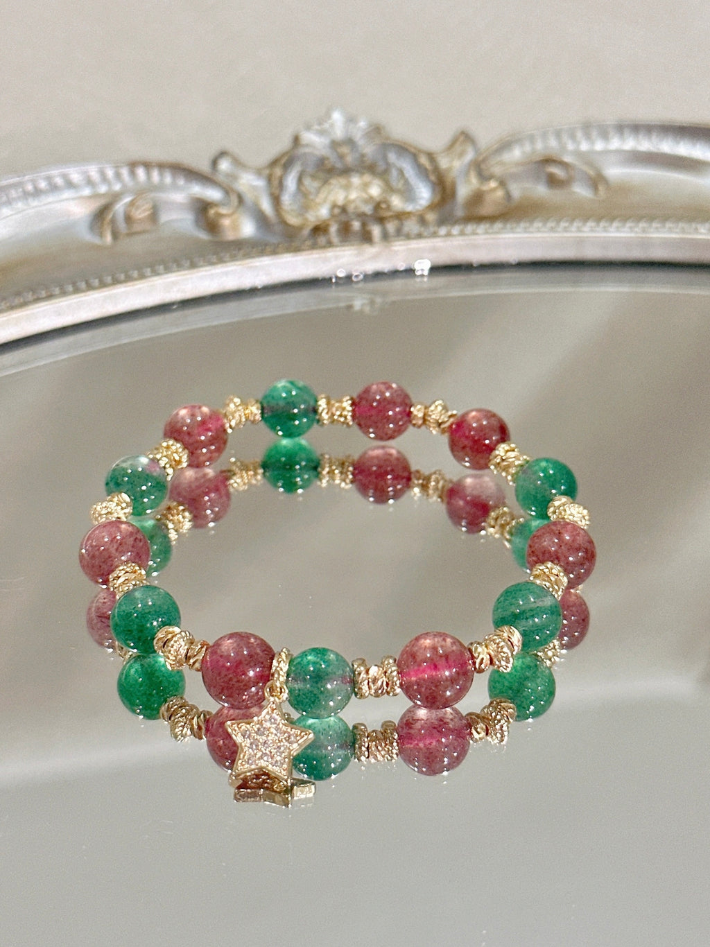 Poinsettia (Strawberry Quartz)