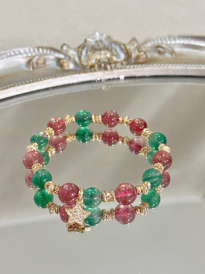Poinsettia (Strawberry Quartz)