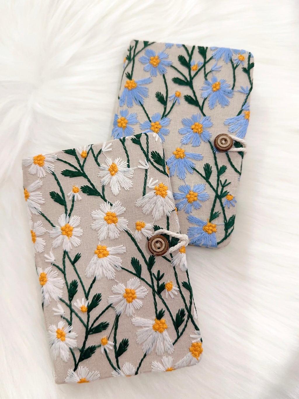 Daisy Embroidered Journal