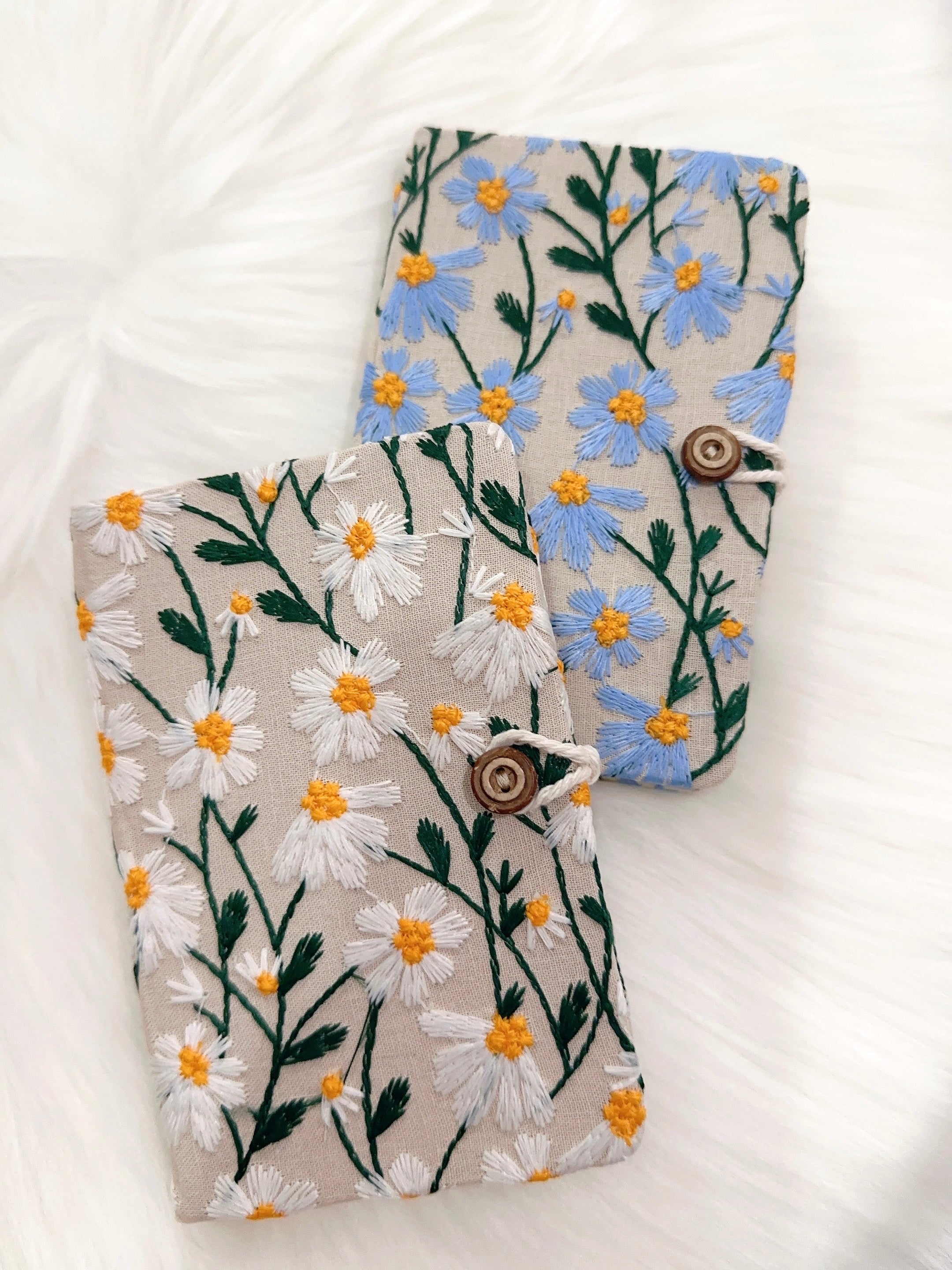 Daisy Embroidered Journal