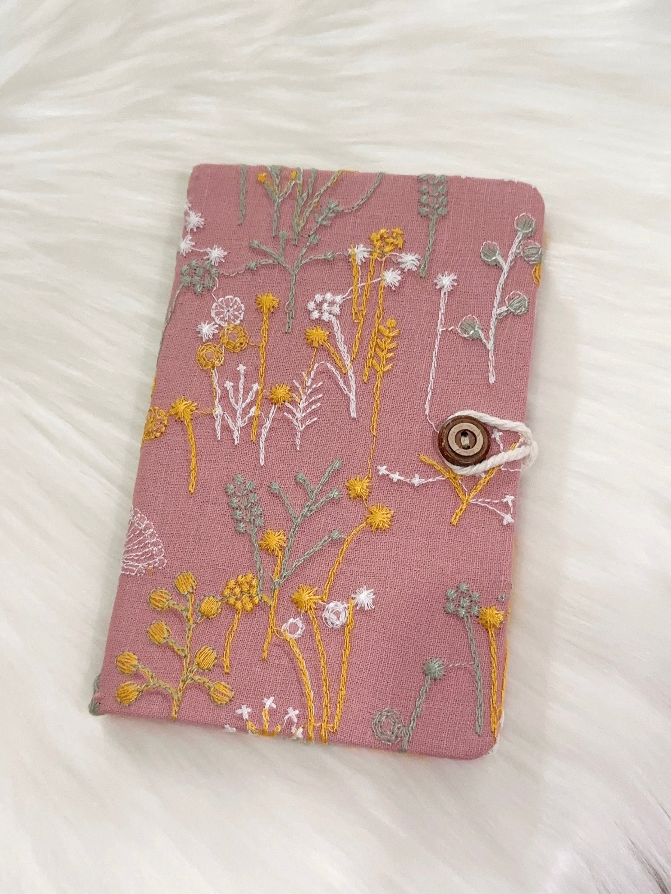 Daisy Embroidered Journal