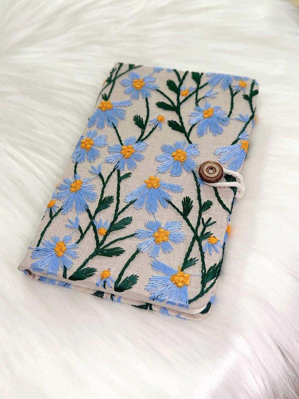 Daisy Embroidered Journal