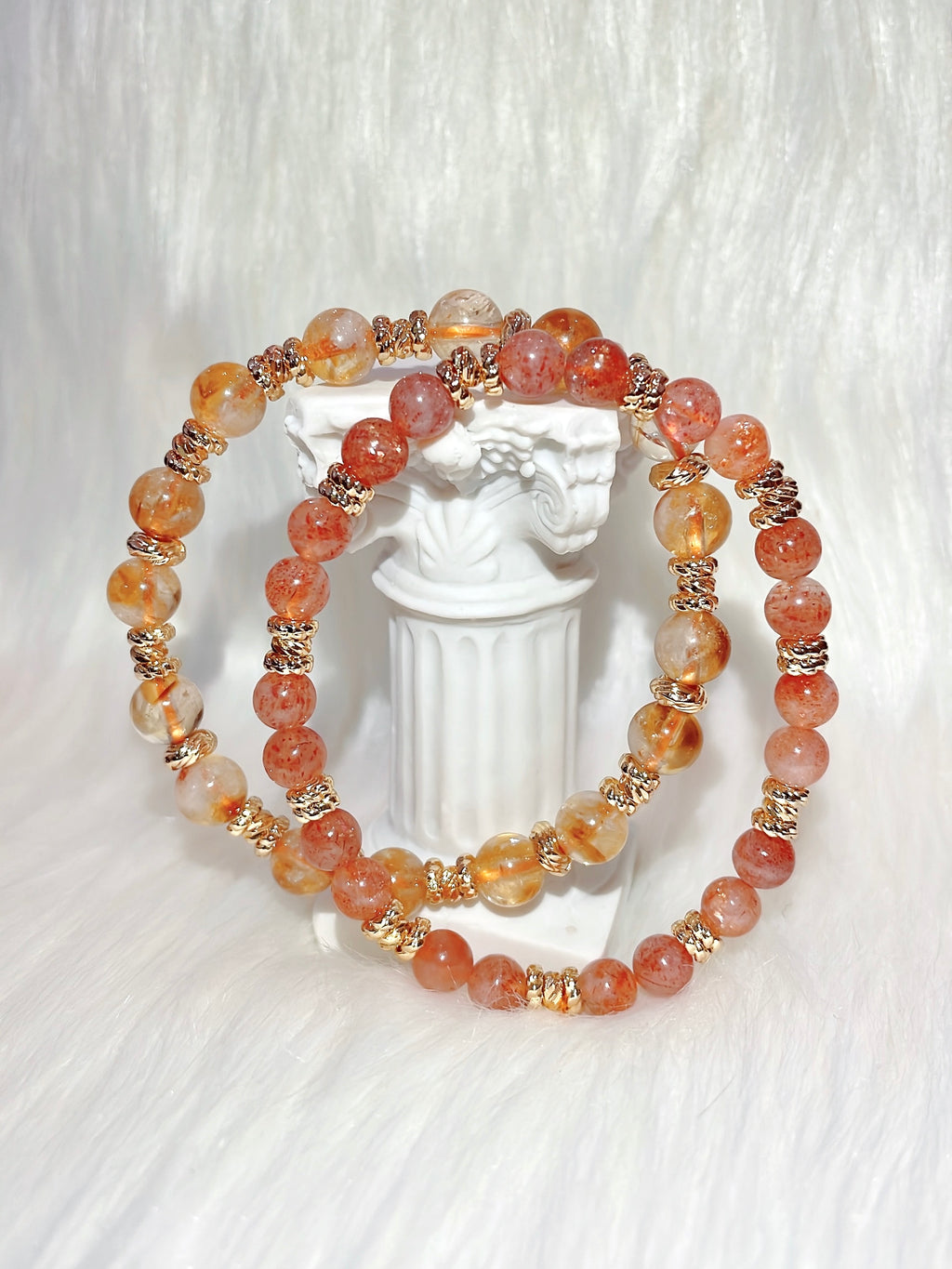 Pisces 双鱼座 (Confetti Sunstone)