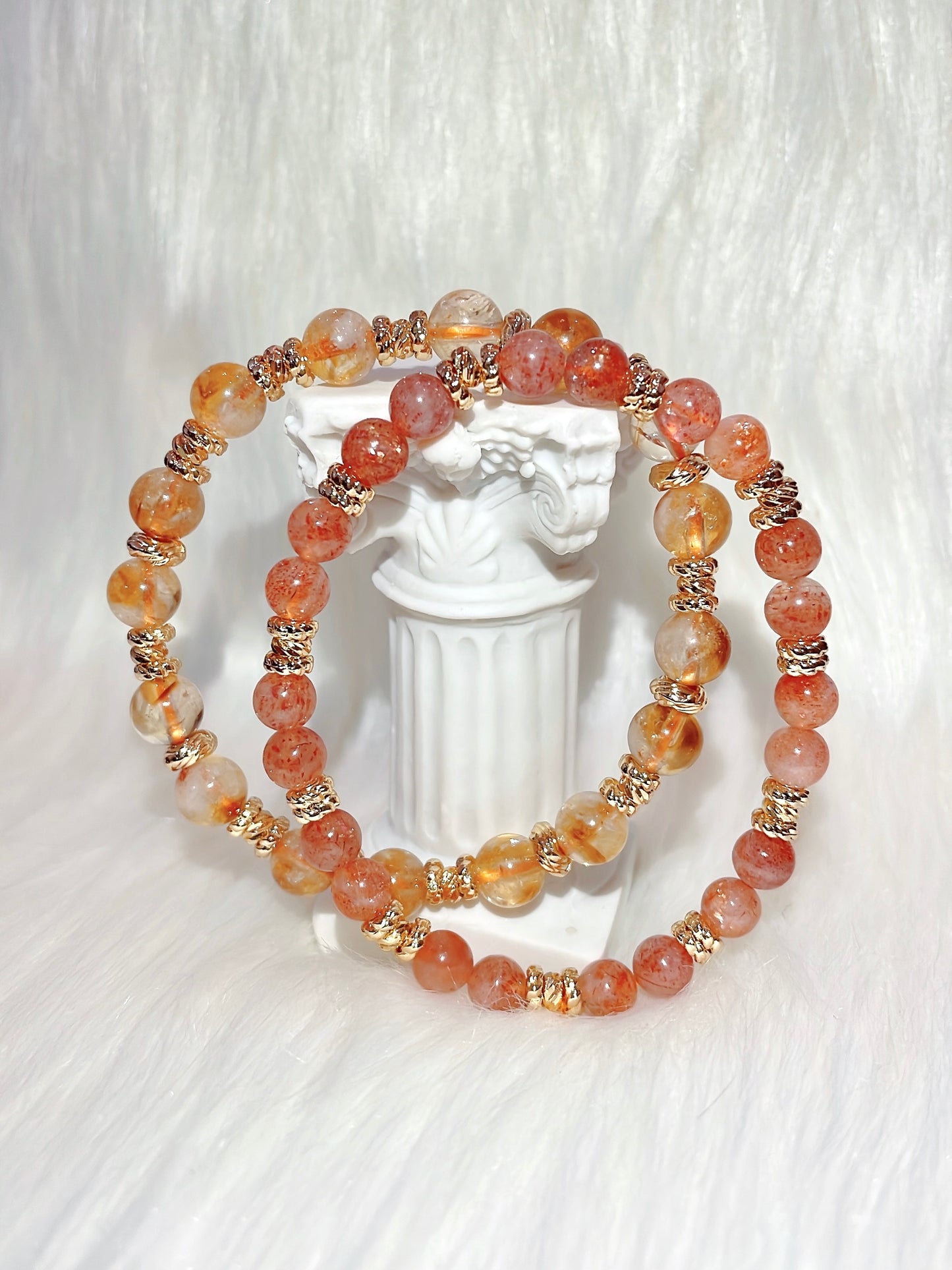 Pisces 双鱼座 (Confetti Sunstone)