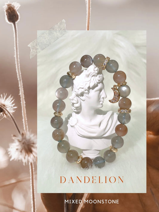 Travel Dandelion (Mixed Moonstone)