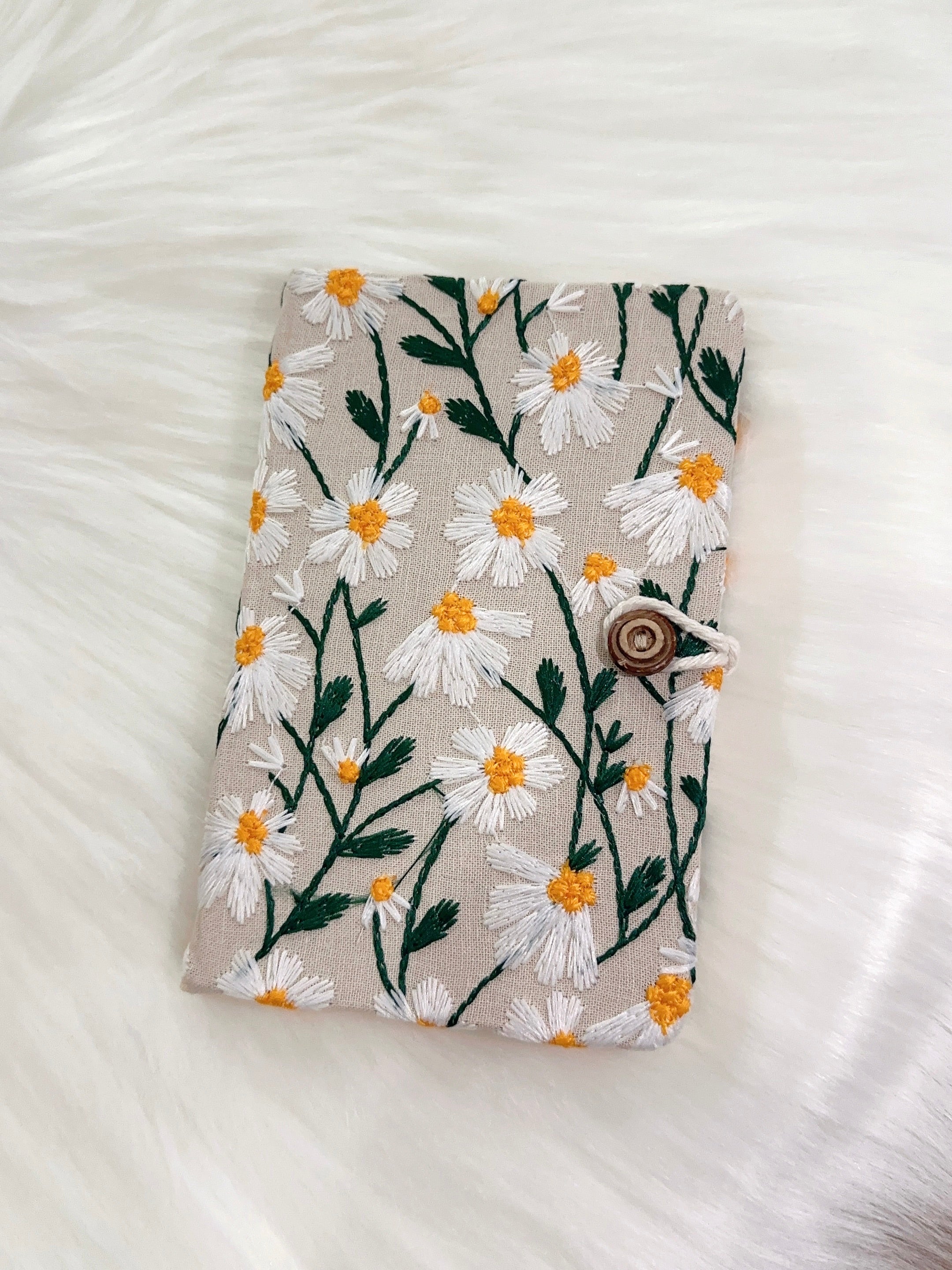 Daisy Embroidered Journal