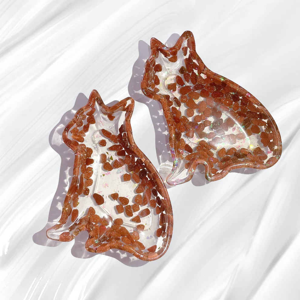 Crystal Resin Trinket Tray