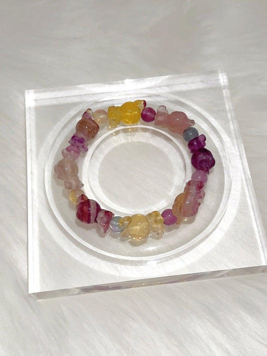 Fluorite charms